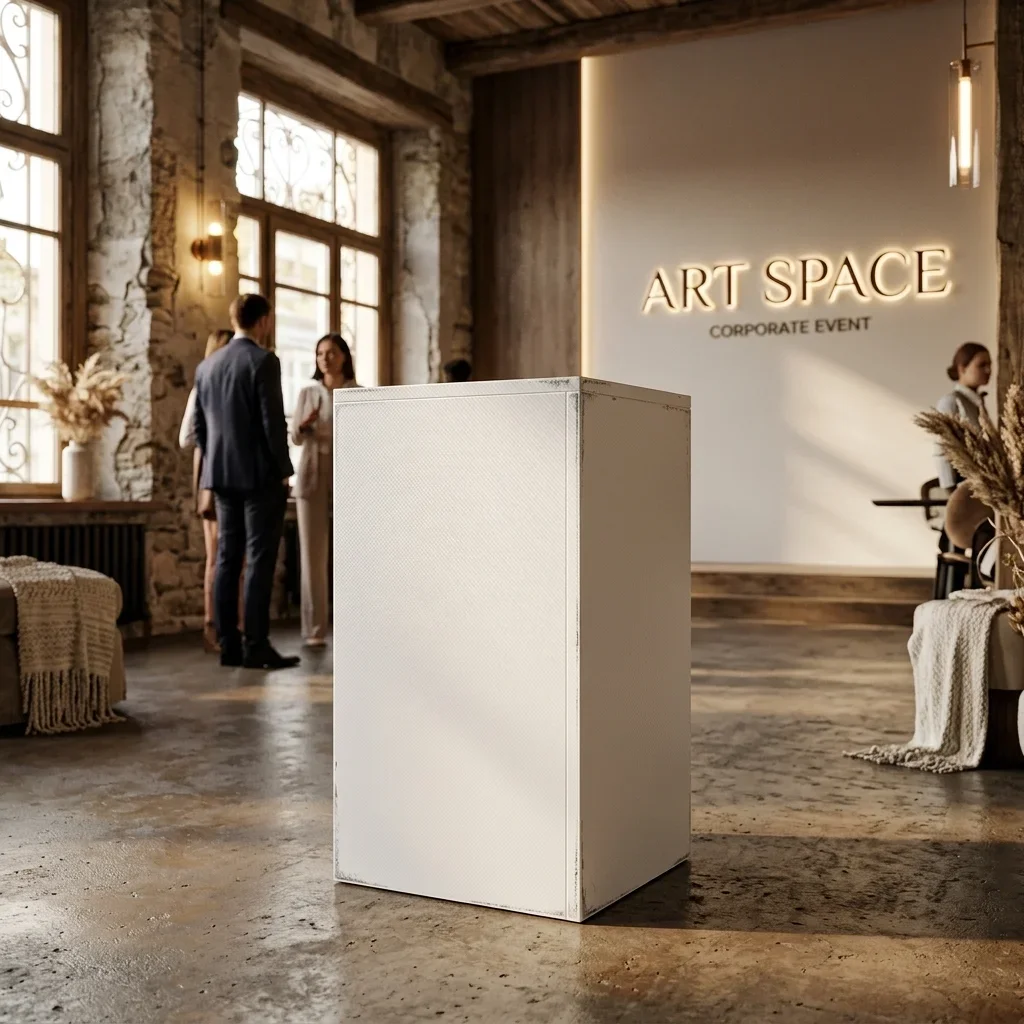 Аренда белой тумбы Сочи для мероприятий в ART SPACE