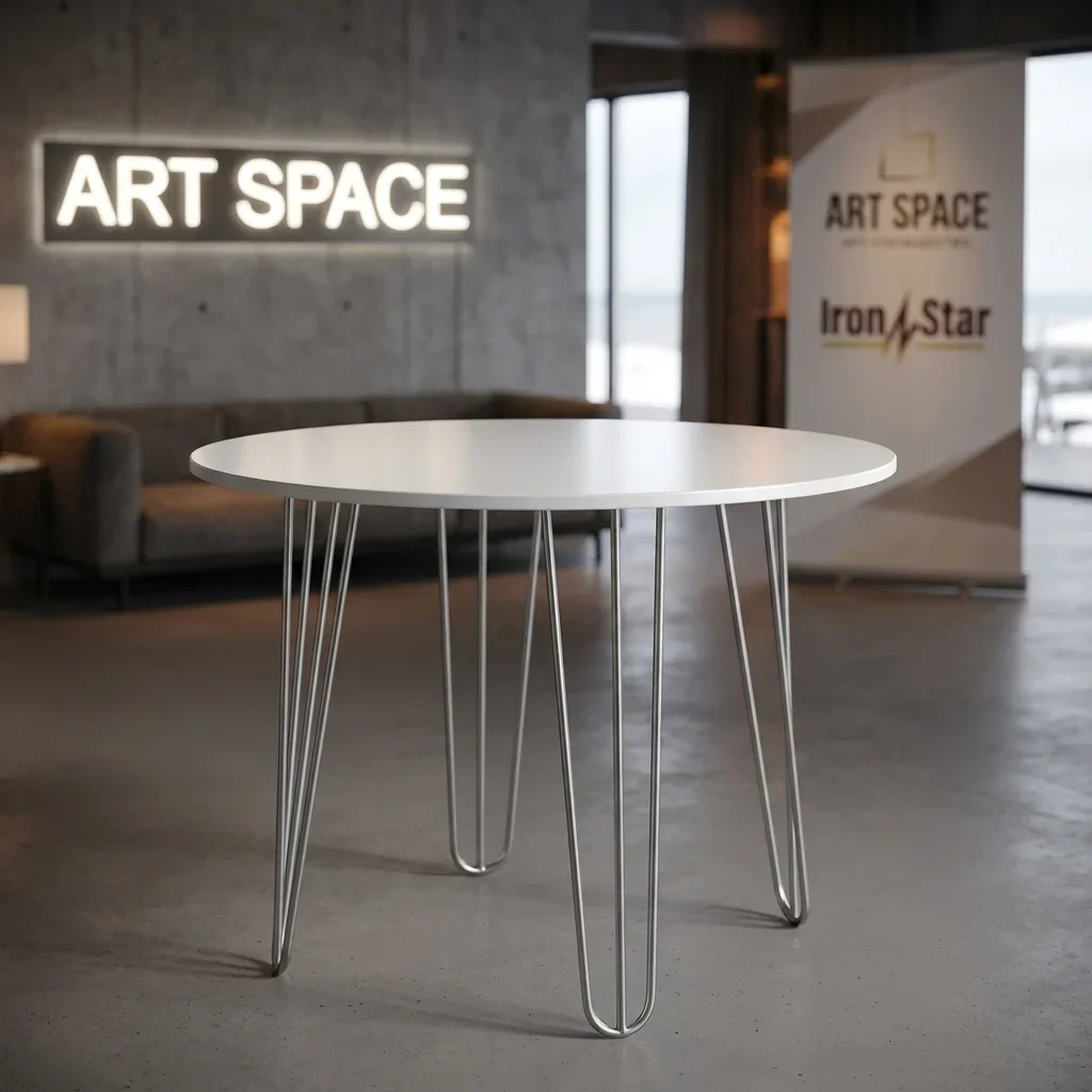Аренда Белый круглый банкетный стол Сочи — ART SPACE