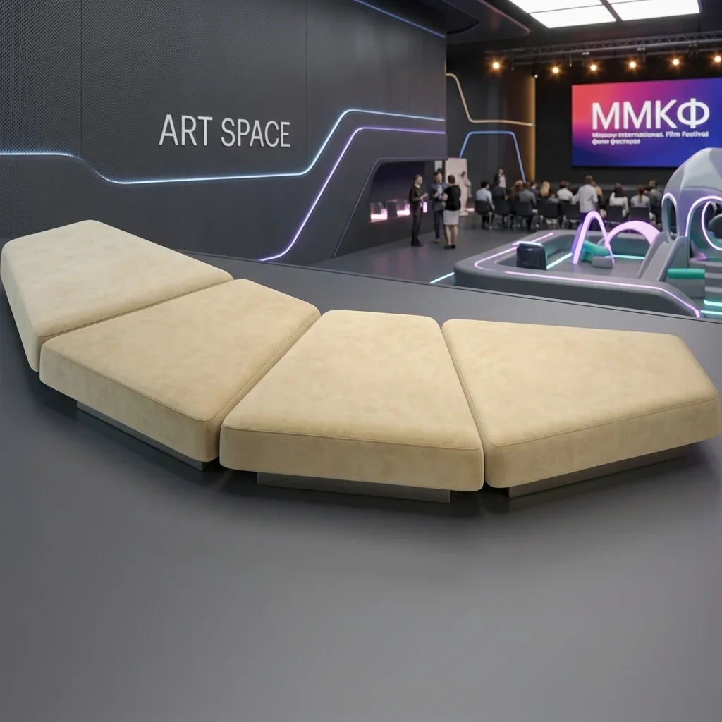 Аренда бежевого модульного дивана в Сочи от ART SPACE