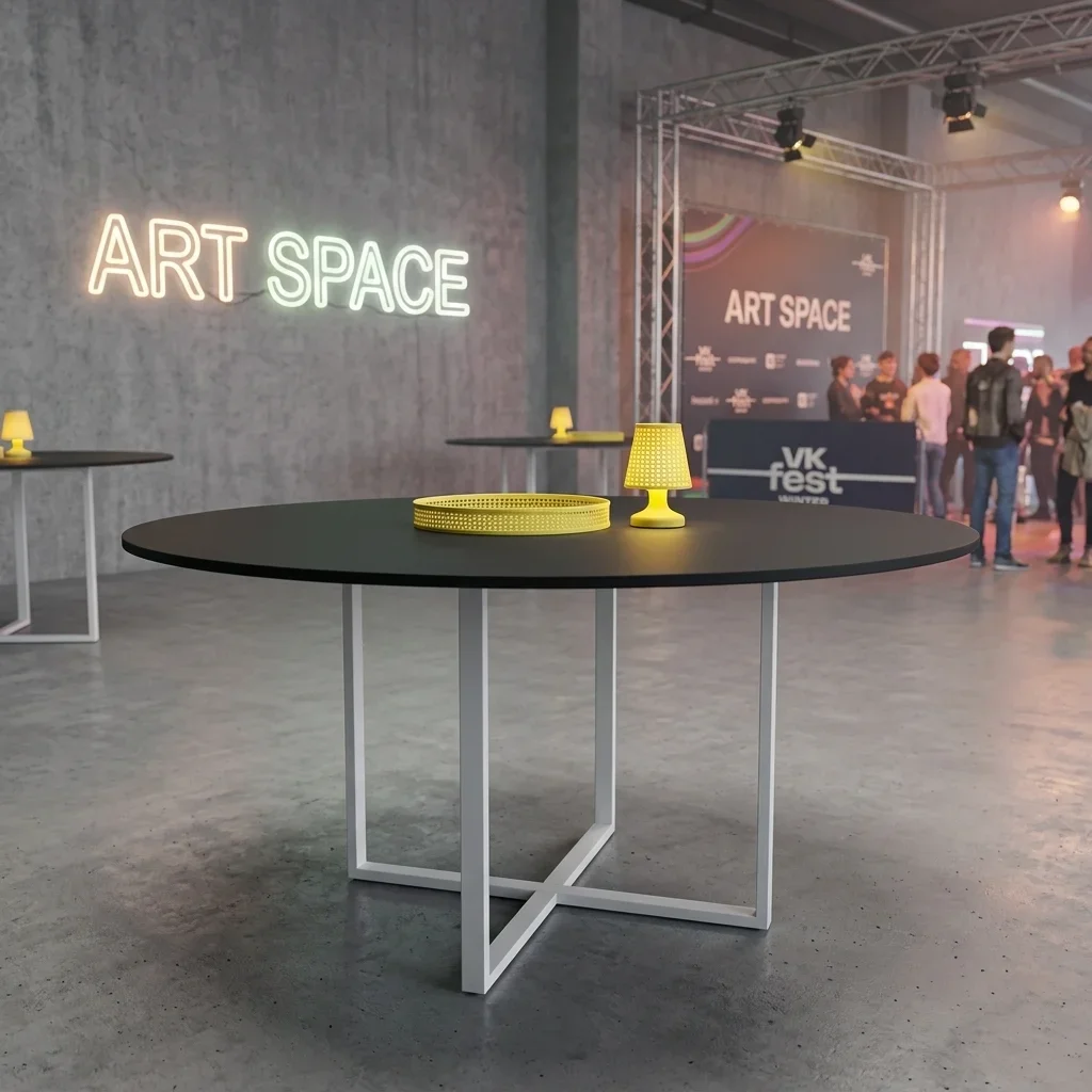 Аренда черного банкетного стола в Сочи от ART SPACE