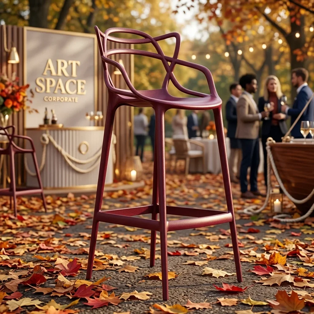 Аренда черного барного стула Masters в Сочи от ART SPACE