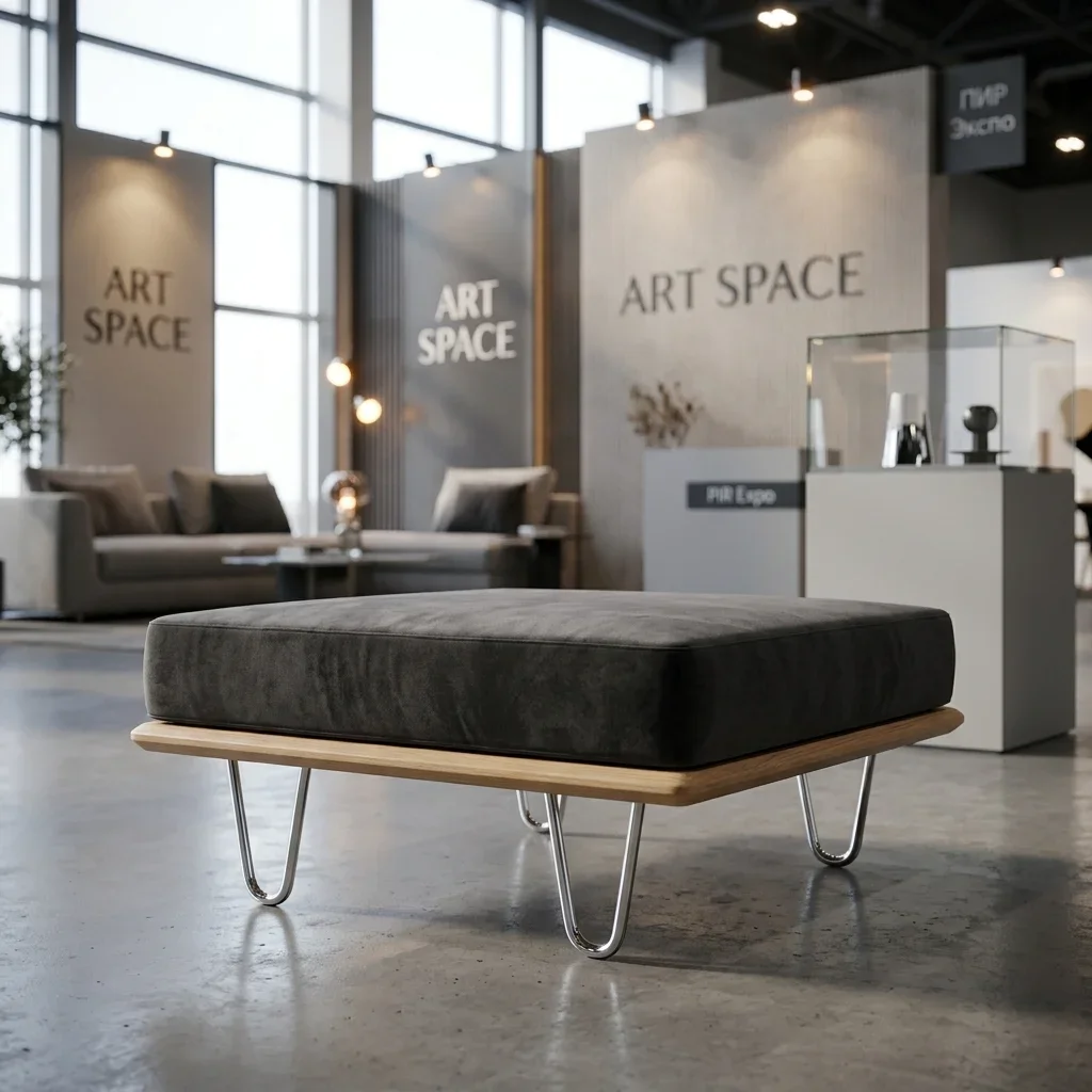 Аренда черного пуфа в Сочи в компании ART SPACE