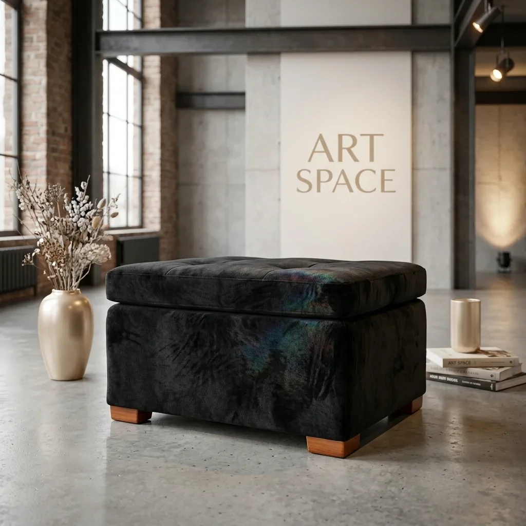 Аренда черного пуфа в Сочи — заказать в ART SPACE