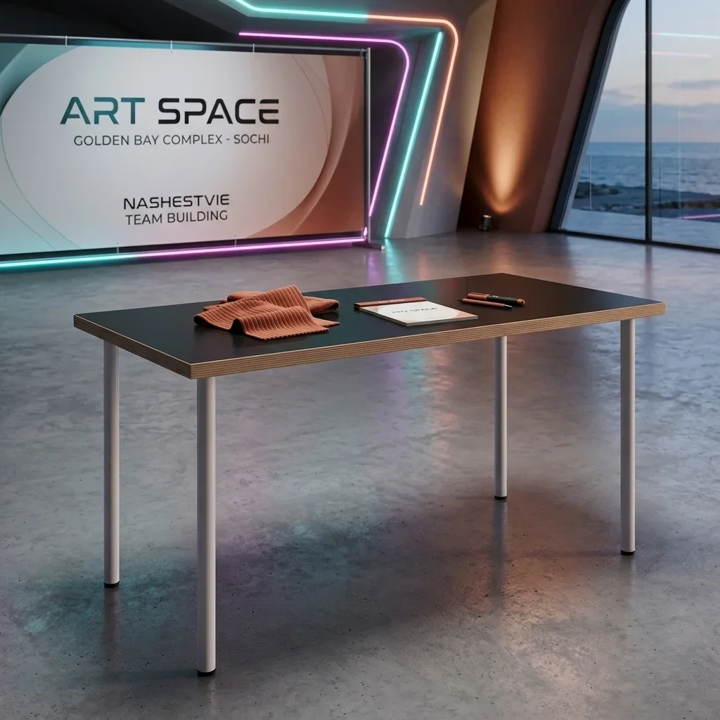 Аренда черного стола в Сочи в компании ART SPACE