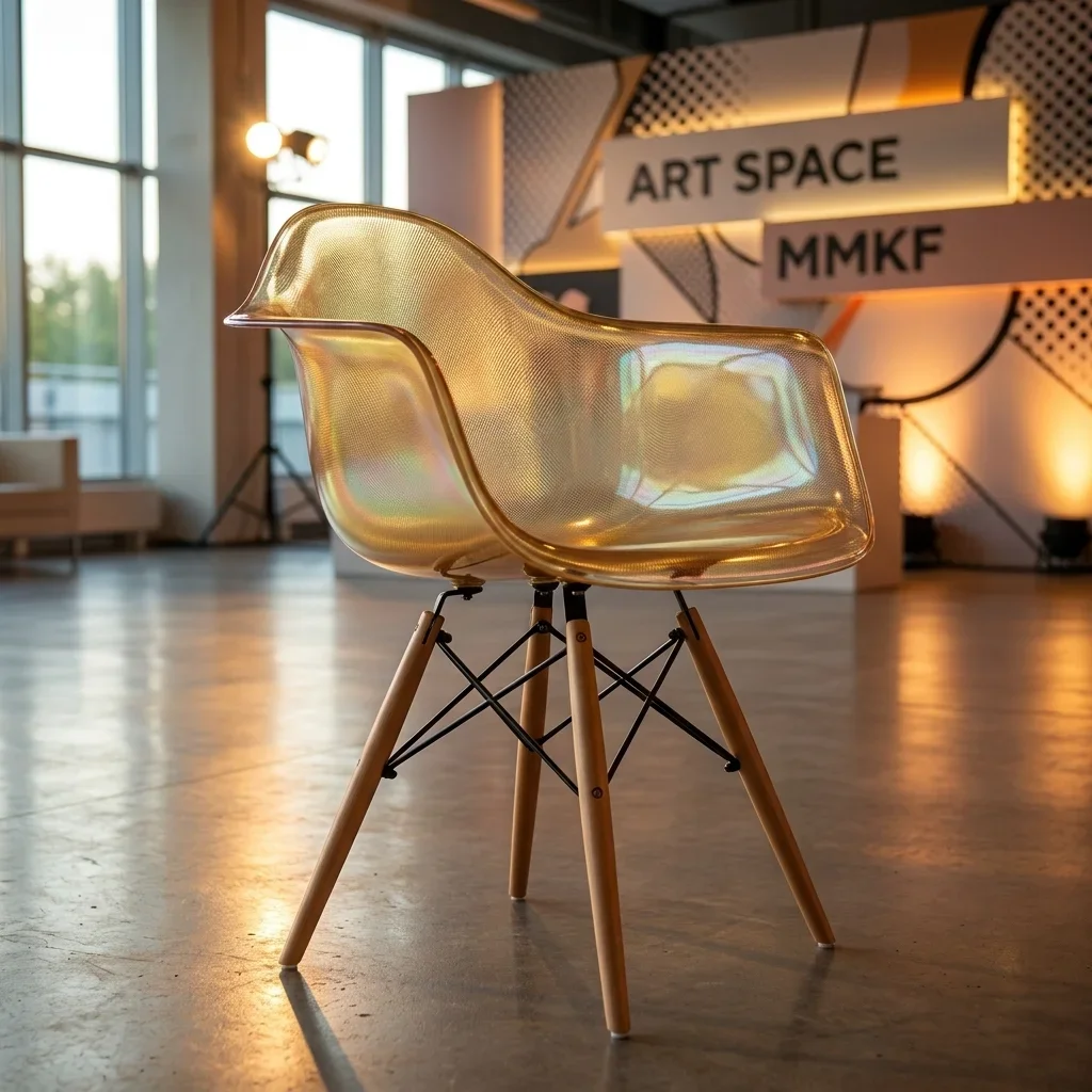 Аренда черного стула Eames DAW в Сочи — ART SPACE
