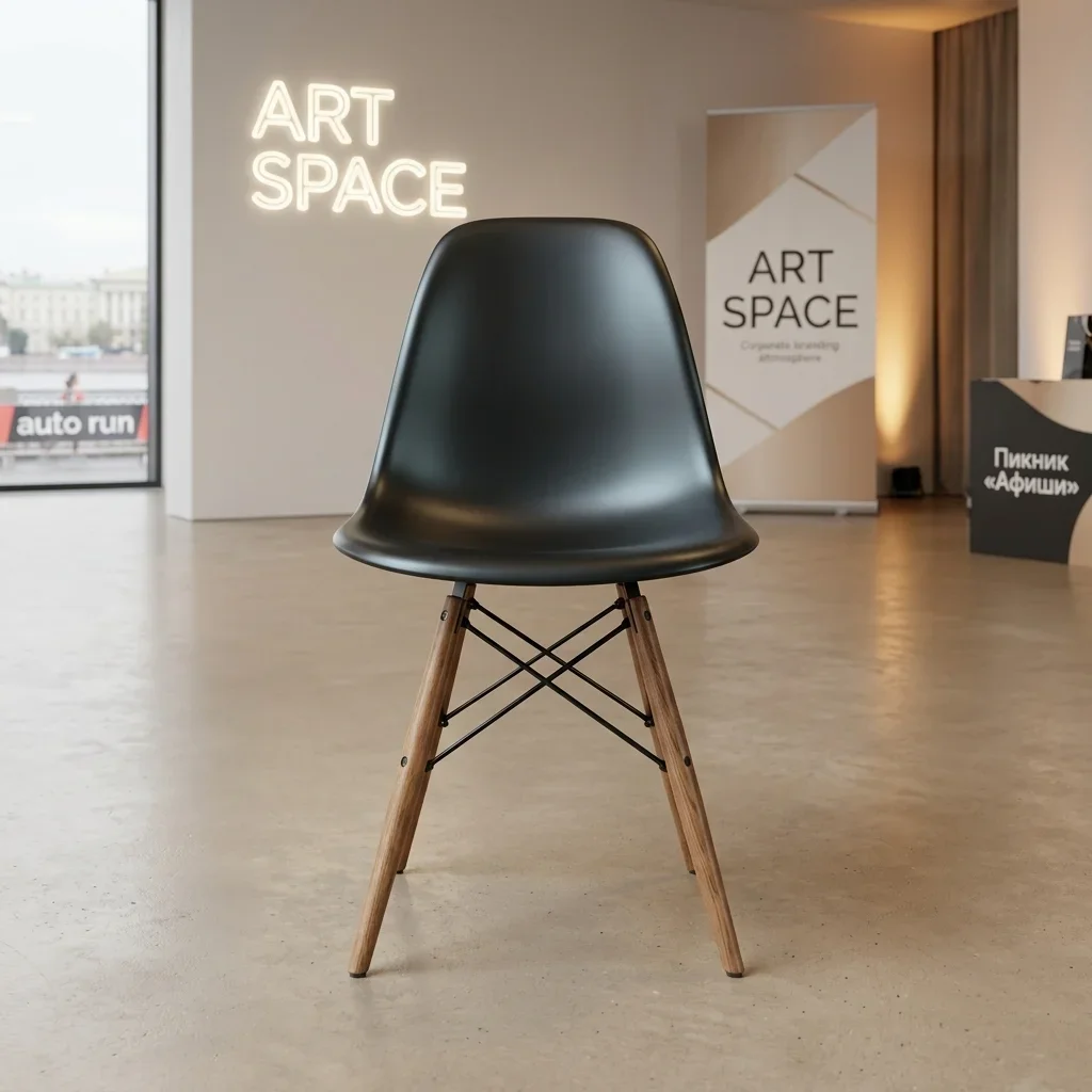 Аренда черного стула Eames Style в Сочи