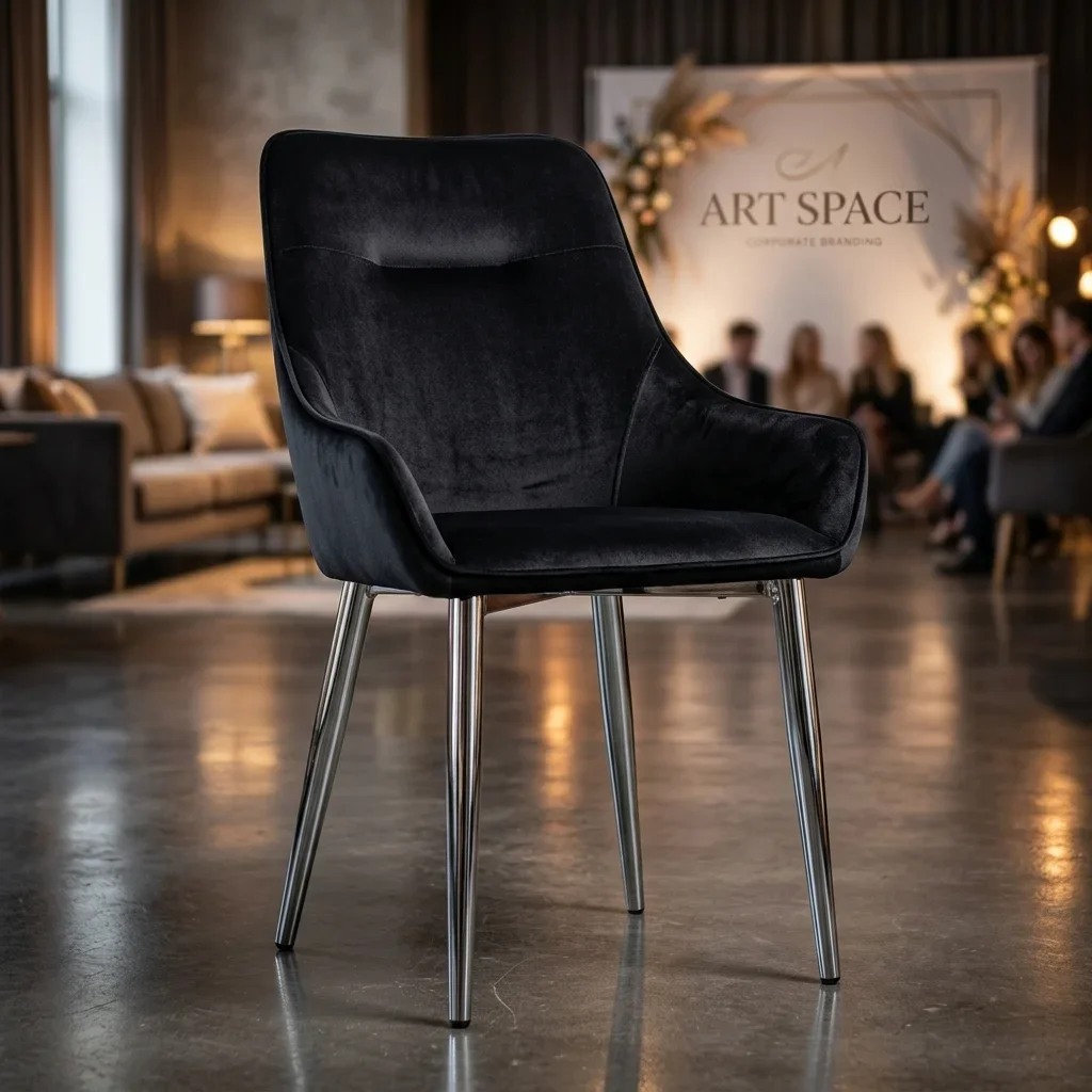 Аренда черного стула Modena в Сочи: стильная мебель ART SPACE