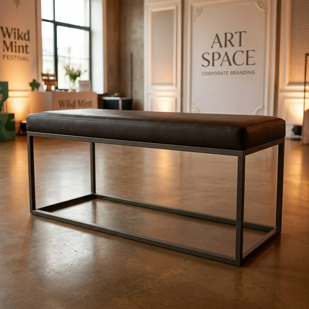 Аренда черной банкетки в Сочи — заказать в ART SPACE