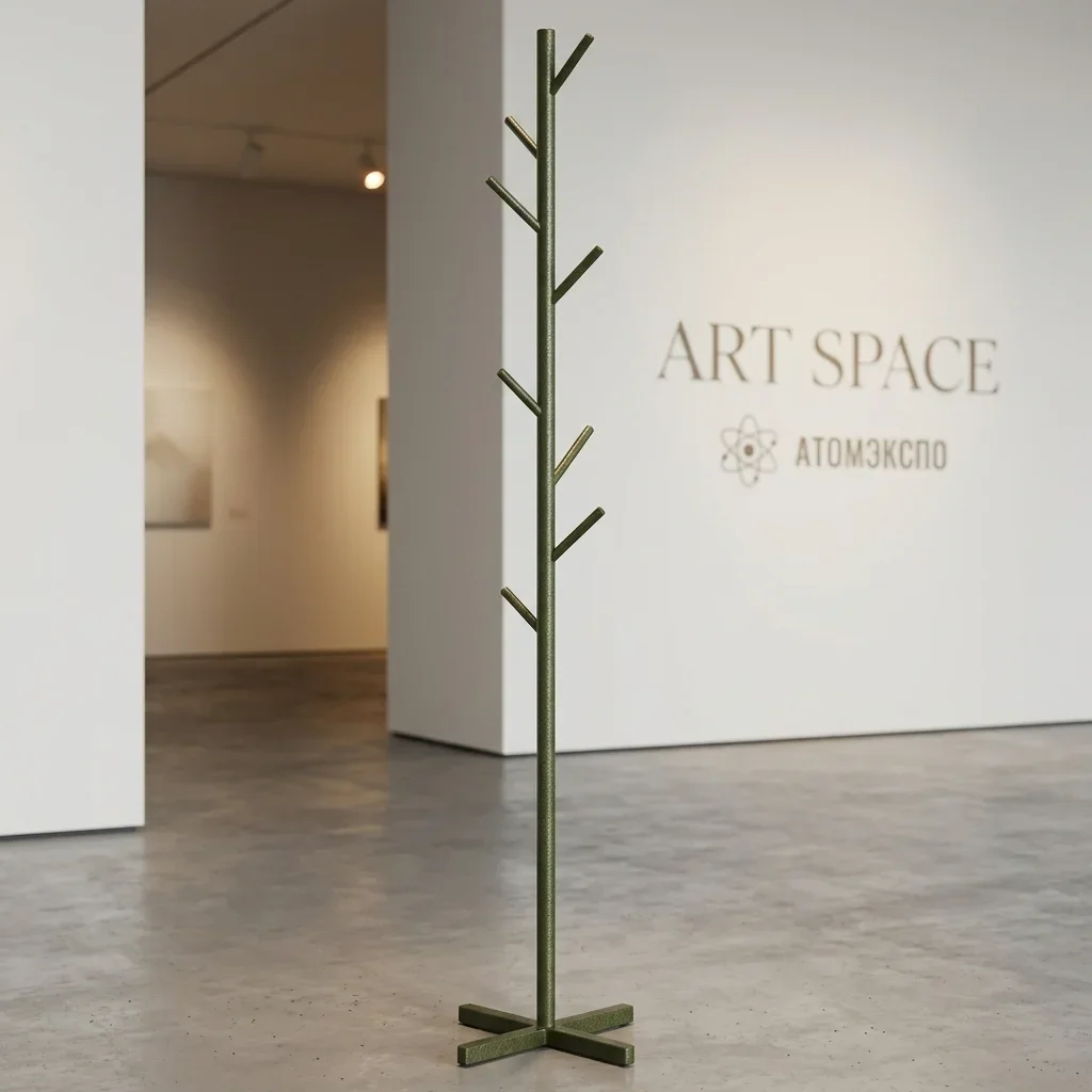 Аренда черной напольной вешалки в стиле лофт в Сочи | ART SPACE