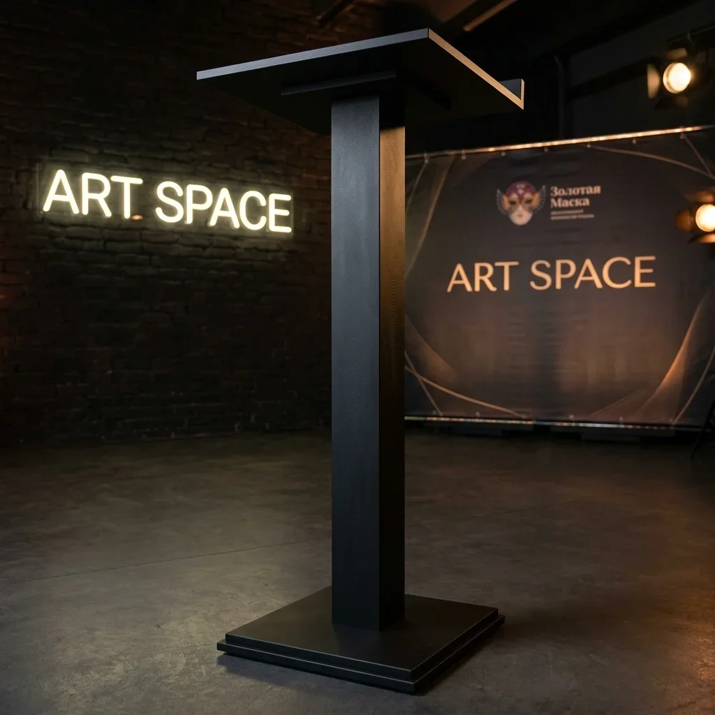 Аренда черной трибуны для выступлений в Сочи от ART SPACE