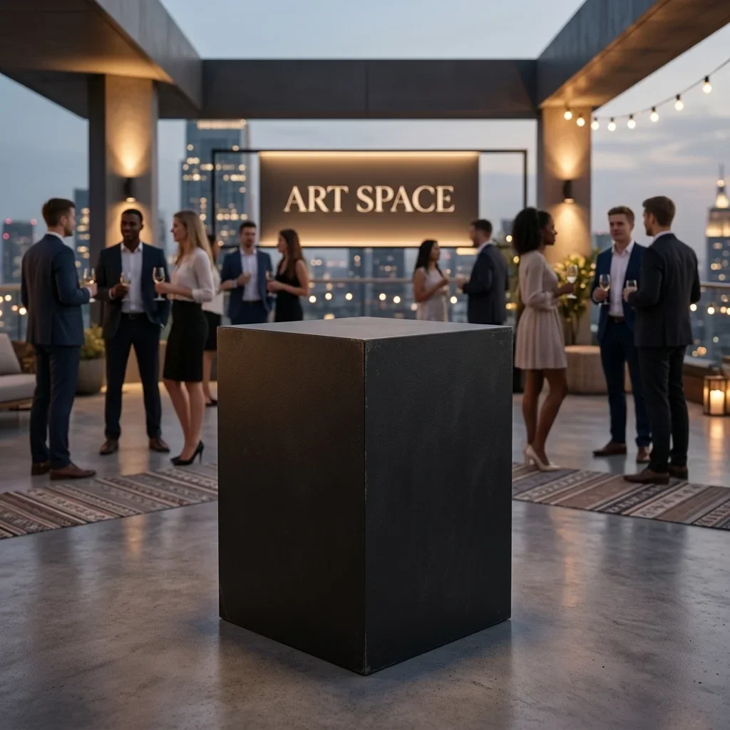 Аренда черной тумбы в Сочи от ART SPACE