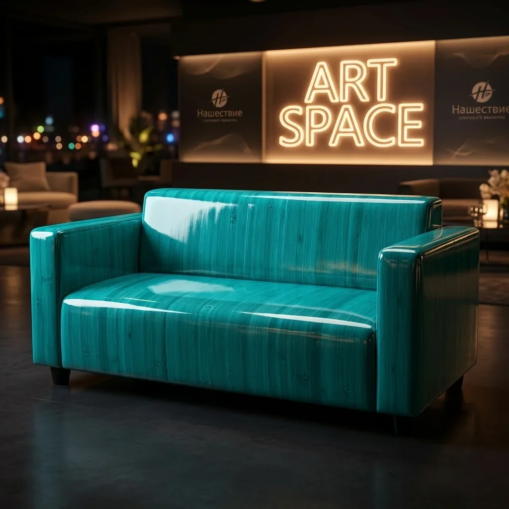 Аренда двухместного бежевого дивана в Сочи | ART SPACE