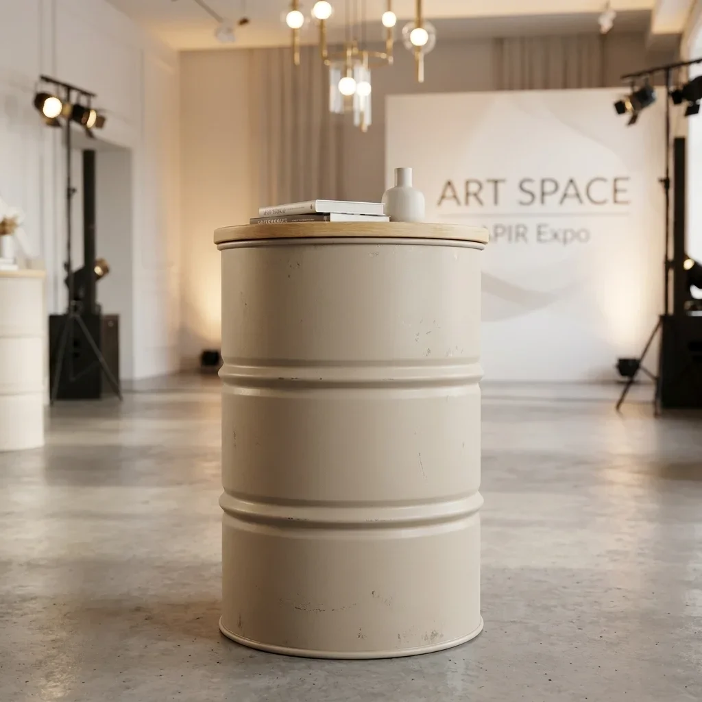 Аренда фуршетного стола Barrel Grey в Сочи