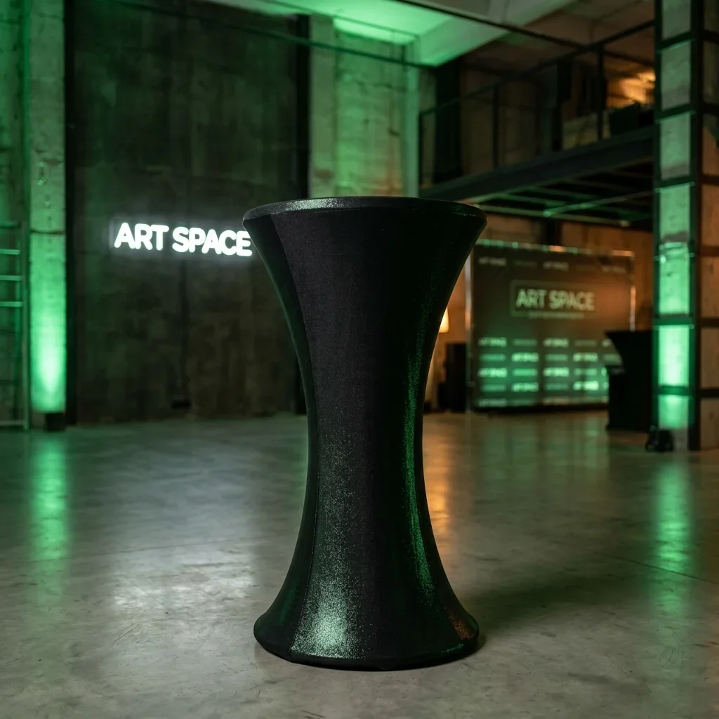 Аренда фуршетного стола с черной скатертью в Сочи — ART SPACE
