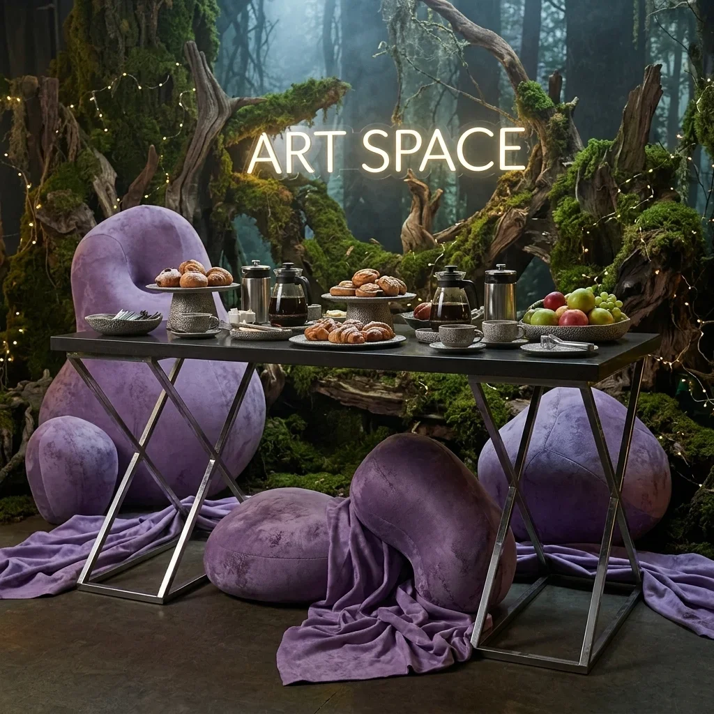Аренда фуршетного стола в Сочи в ART SPACE