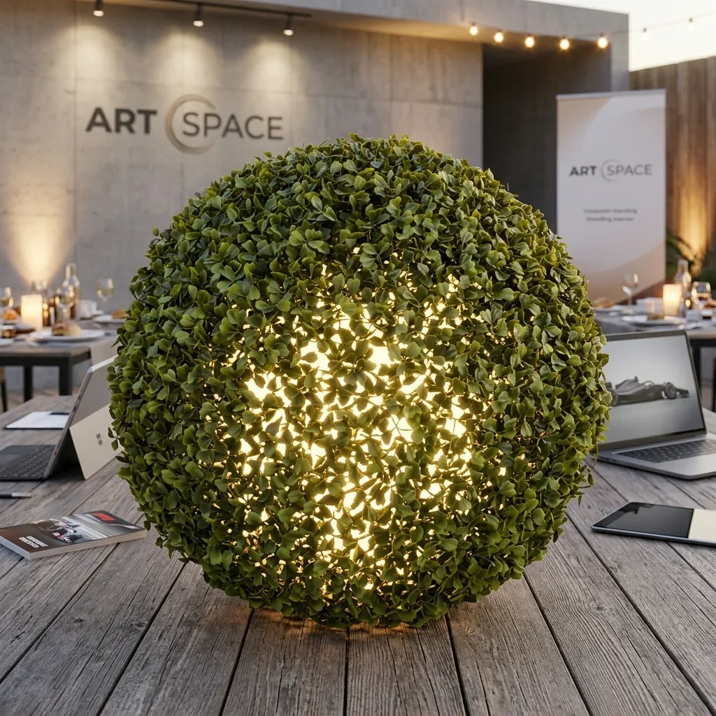 Аренда искусственного самшита 38 см в Сочи — ART SPACE