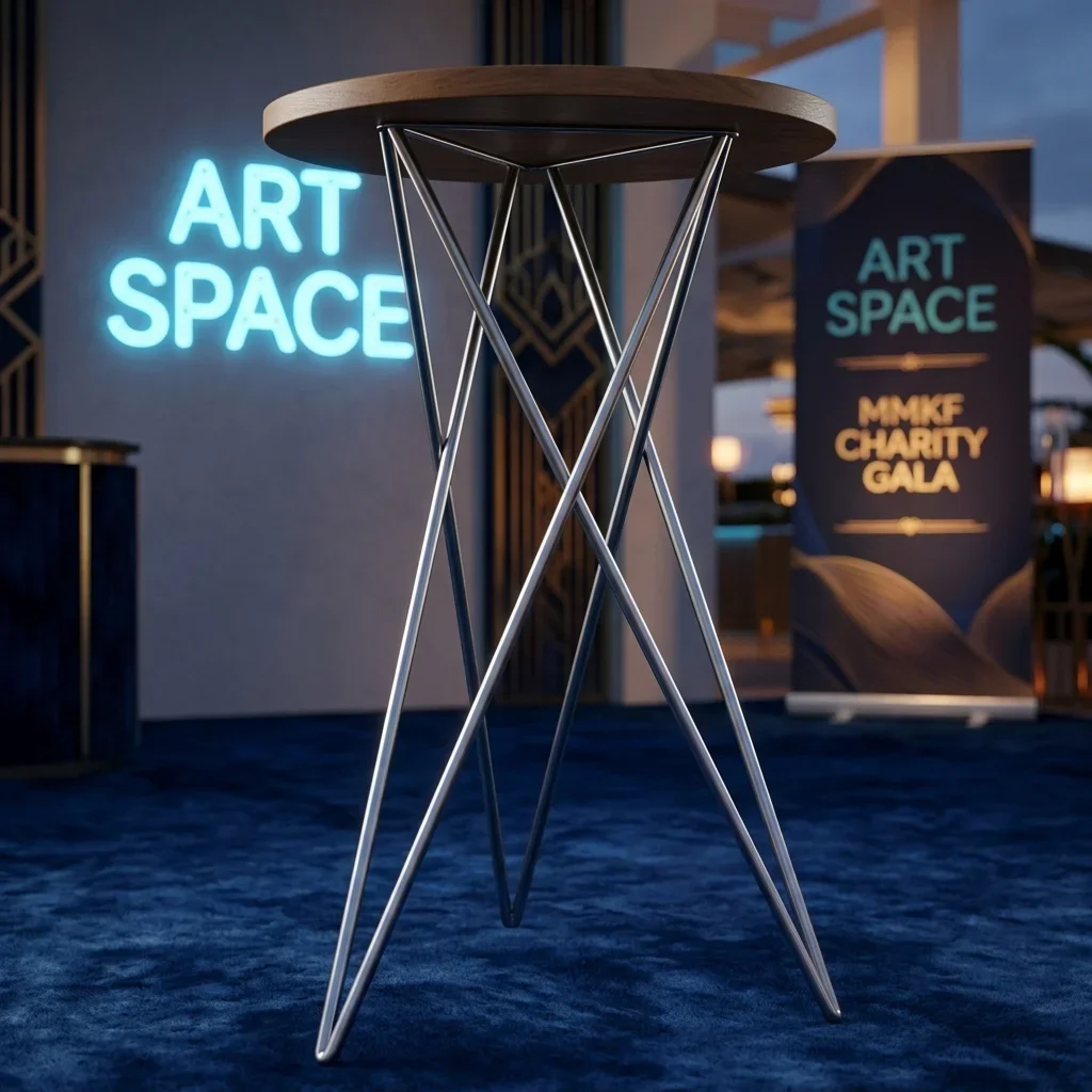 Аренда коричневого фуршетного стола в Сочи — ART SPACE