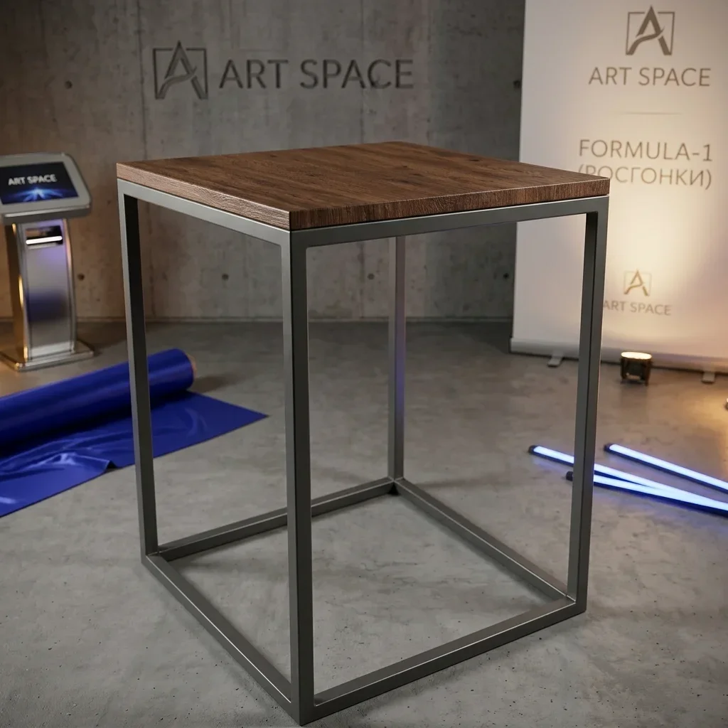 Аренда коричневого стола-консоли в Сочи | ART SPACE
