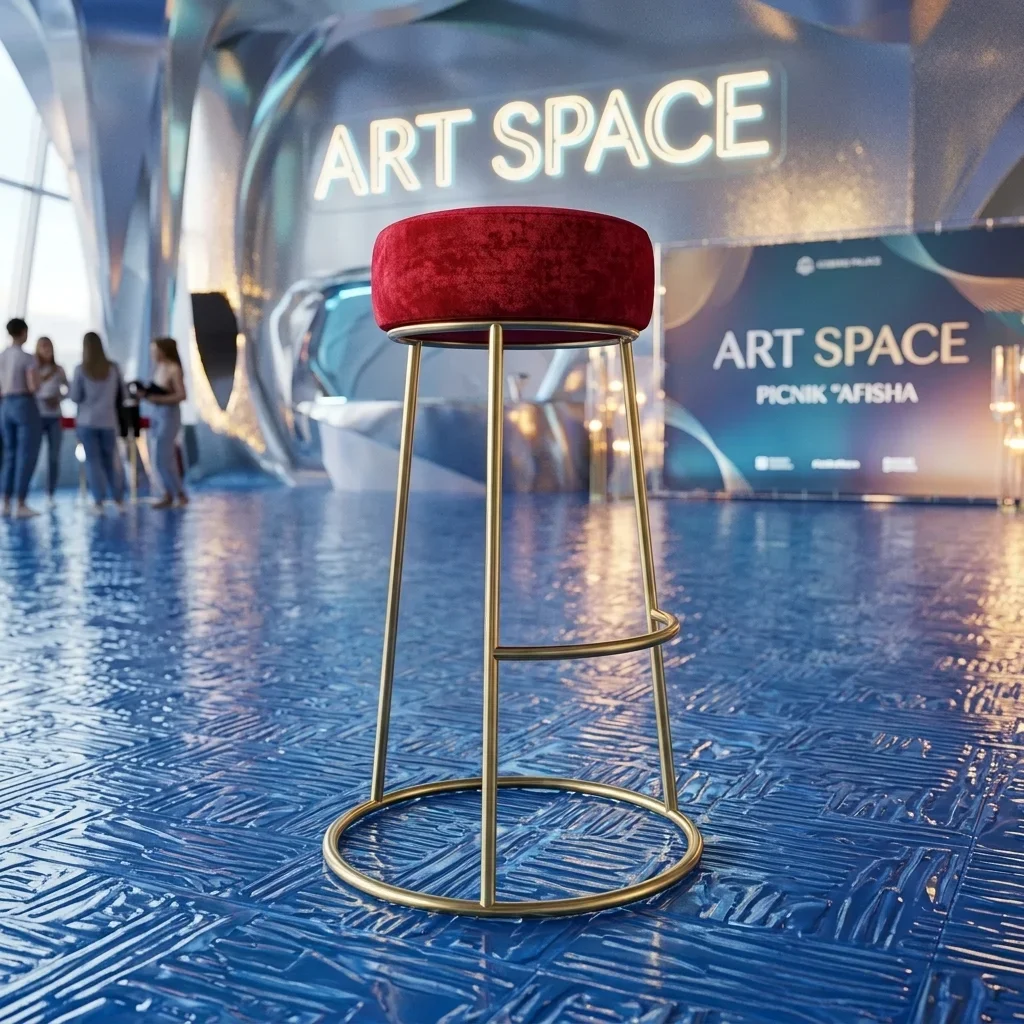 Аренда красного барного стула в Сочи — ART SPACE