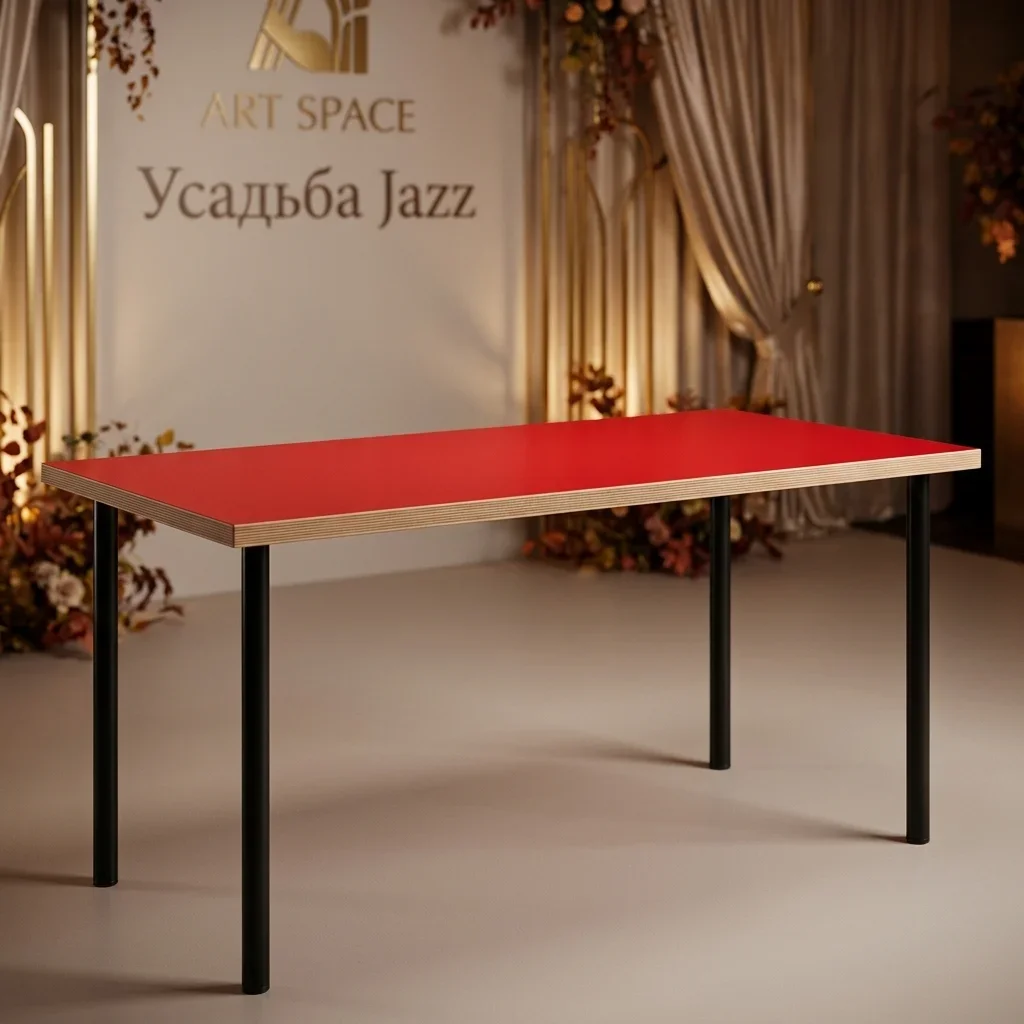 Аренда красного стола Mid Red & Black в Сочи