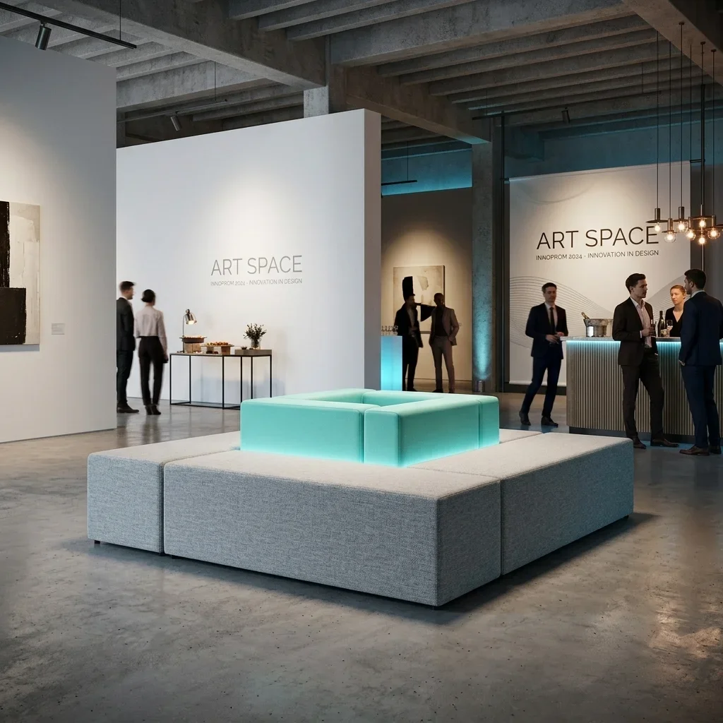 Аренда модульного дивана Block Mint в Сочи — заказать в ART SPACE