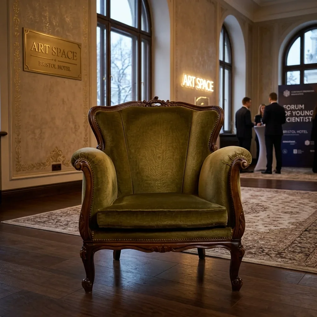 Аренда оливкового кресла в Сочи — ART SPACE