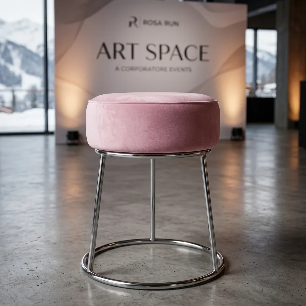 Аренда розового пуфа в Сочи — ART SPACE
