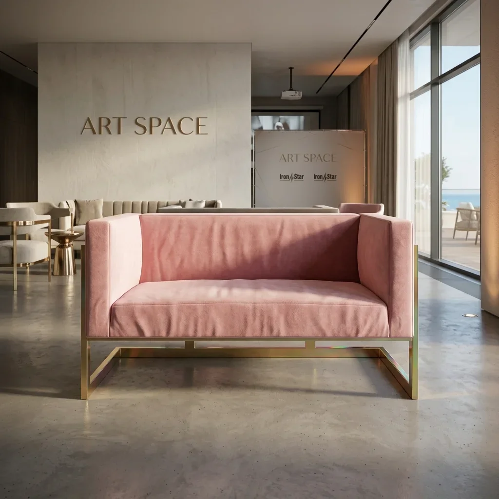 Аренда Розовый двухместный диван в Сочи от ART SPACE