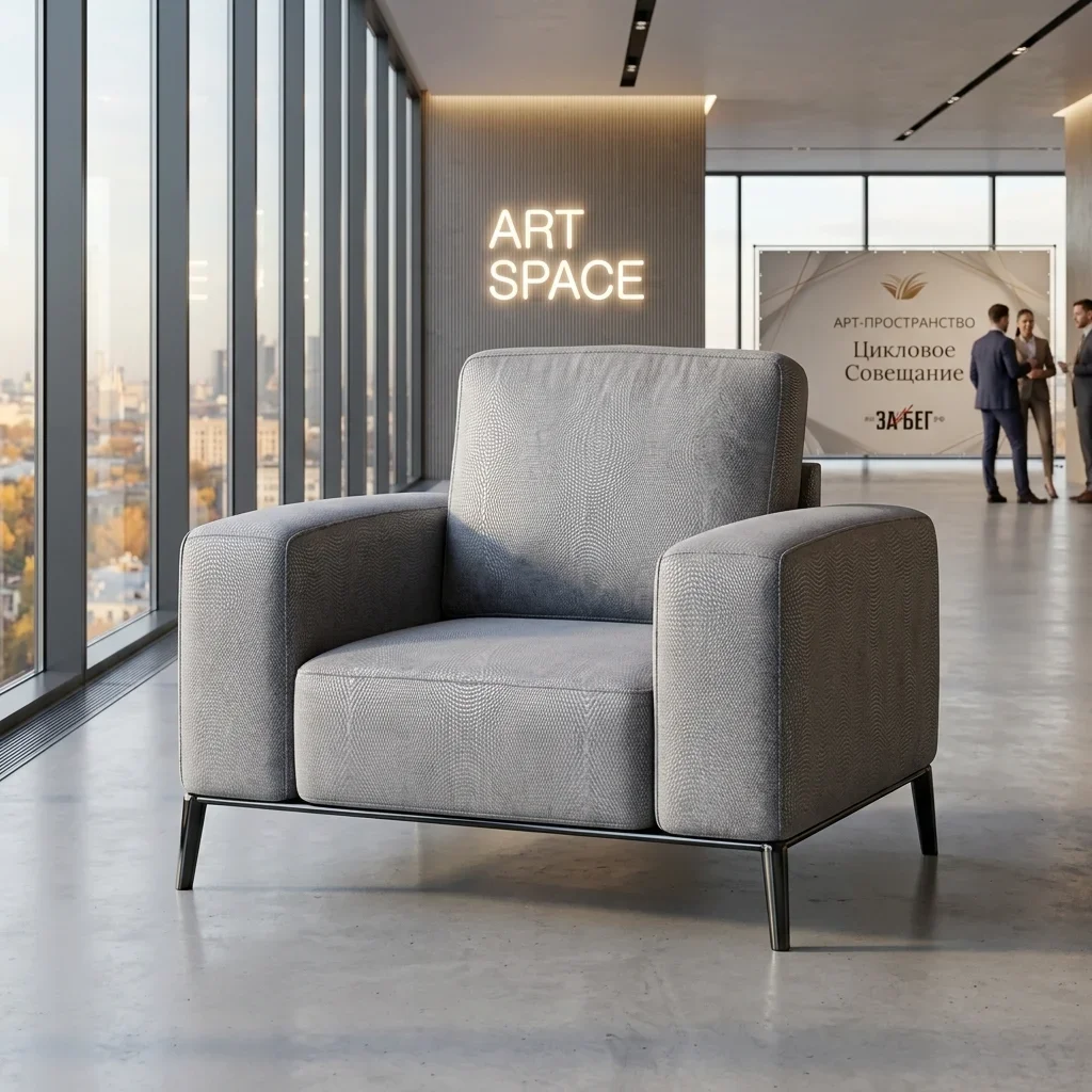 Аренда серого кресла Aurora в Сочи: заказать мебель в ART SPACE
