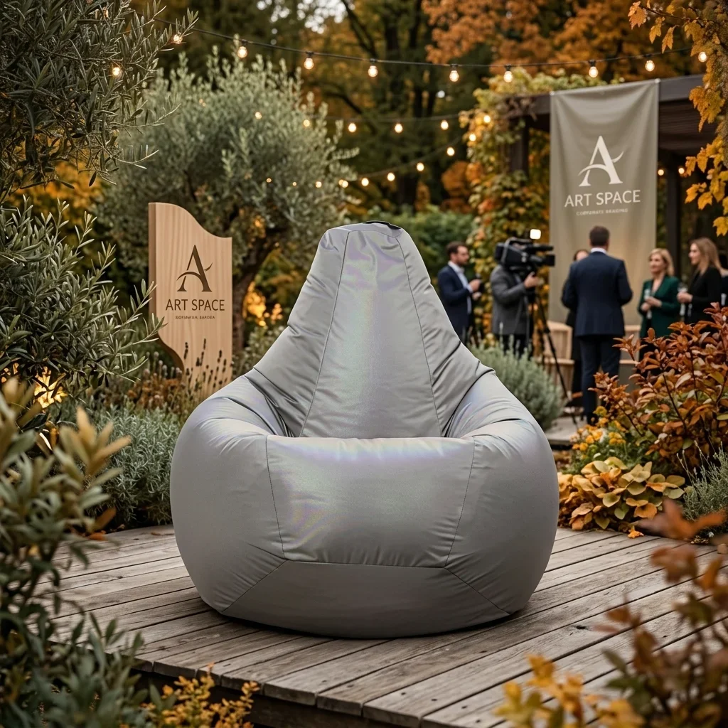 Аренда серого кресла-мешка в Сочи от компании ART SPACE
