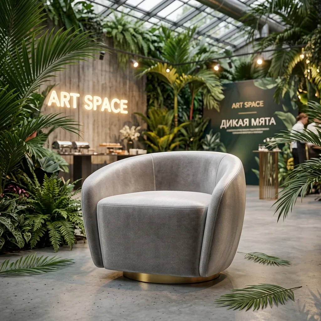 Аренда серого кресла в Сочи от ART SPACE