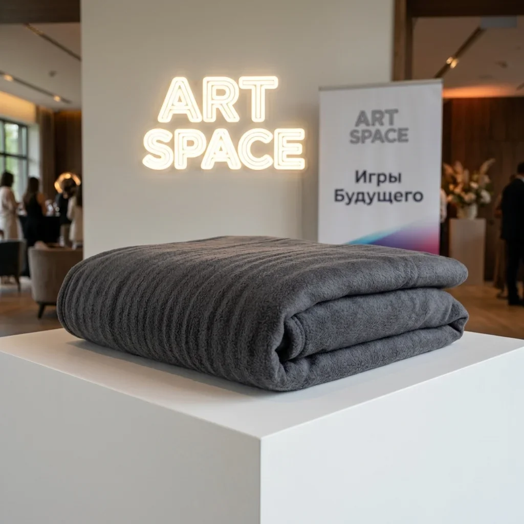 Аренда серого пледа в Сочи | Прокат текстиля ART SPACE