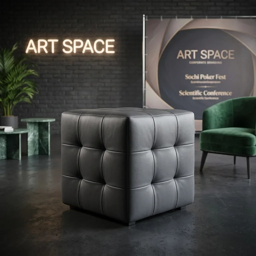 Аренда серого пуфа в Сочи — ART SPACE в санатории Металлург