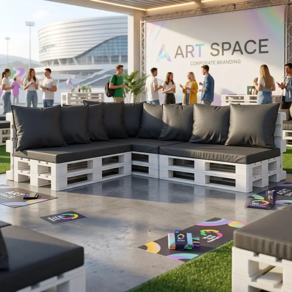 Аренда серого углового дивана в Сочи | ART SPACE