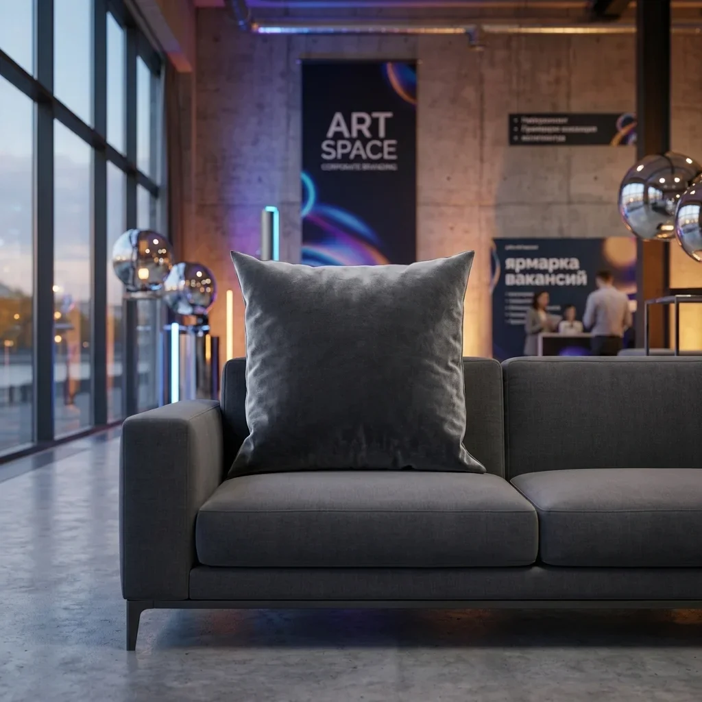 Аренда серой подушки в Сочи — ART SPACE