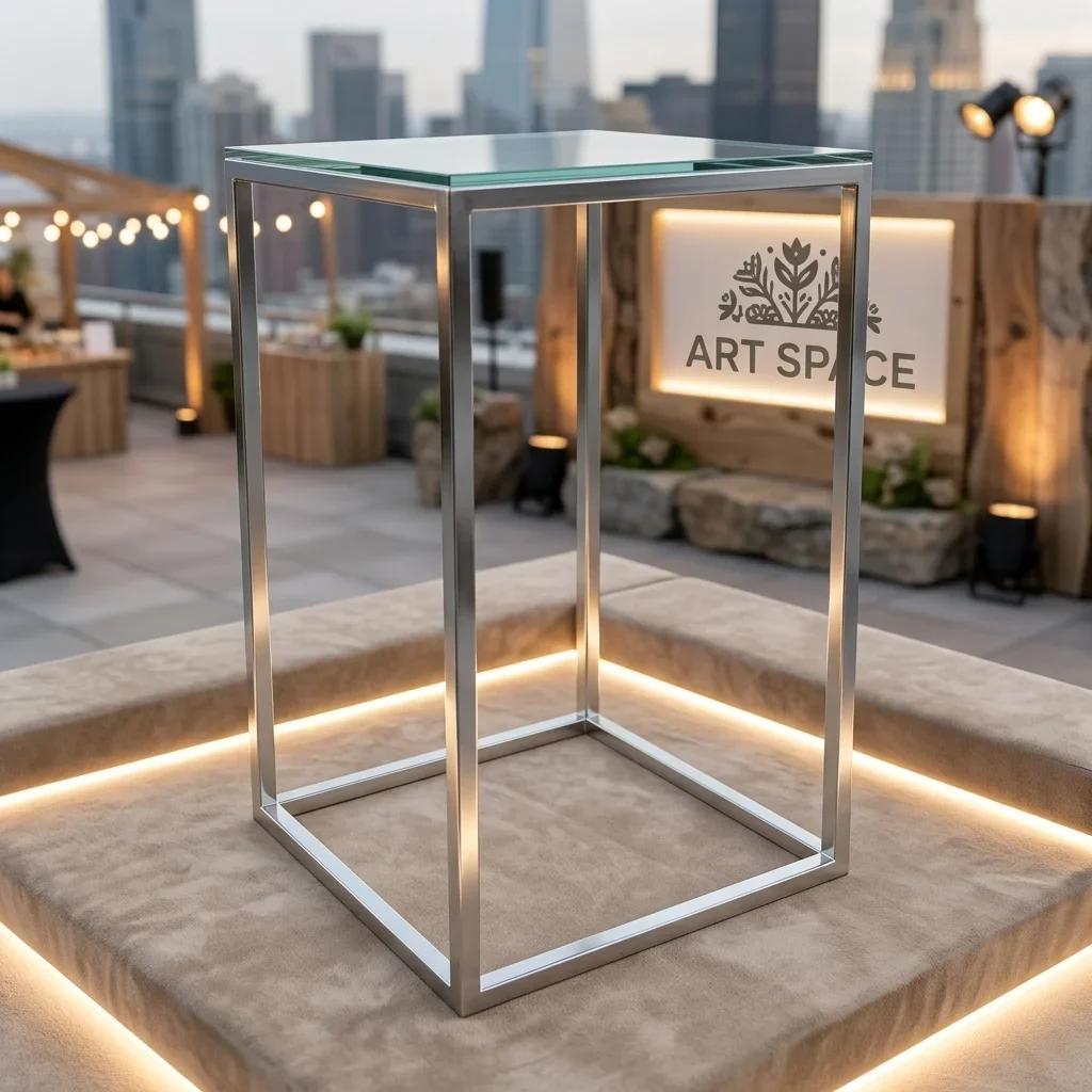 Аренда стола-консоли Silver Glass в Сочи — заказать в ART SPACE