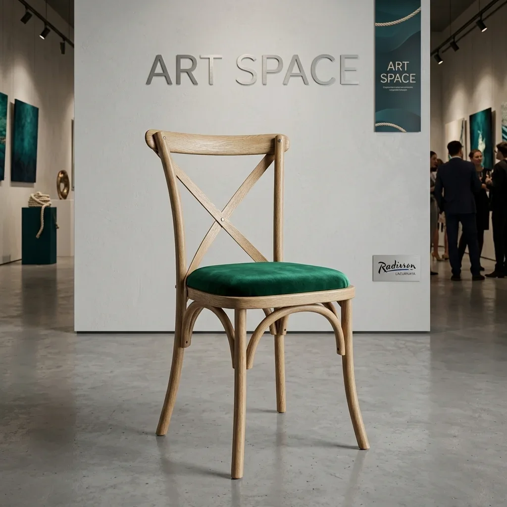 Аренда стула Crossback Natural в Сочи от ART SPACE