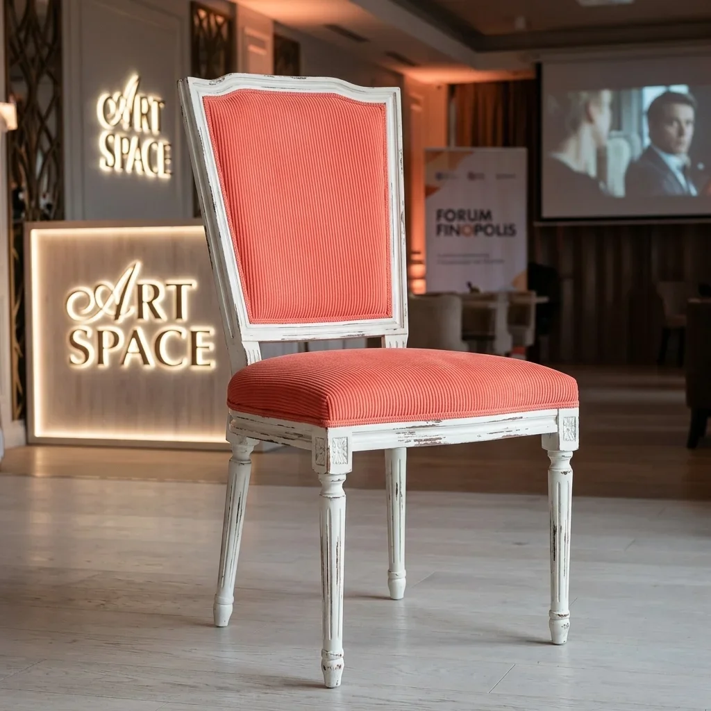 Аренда стула Grace в Сочи — коралловый дизайн для мероприятий