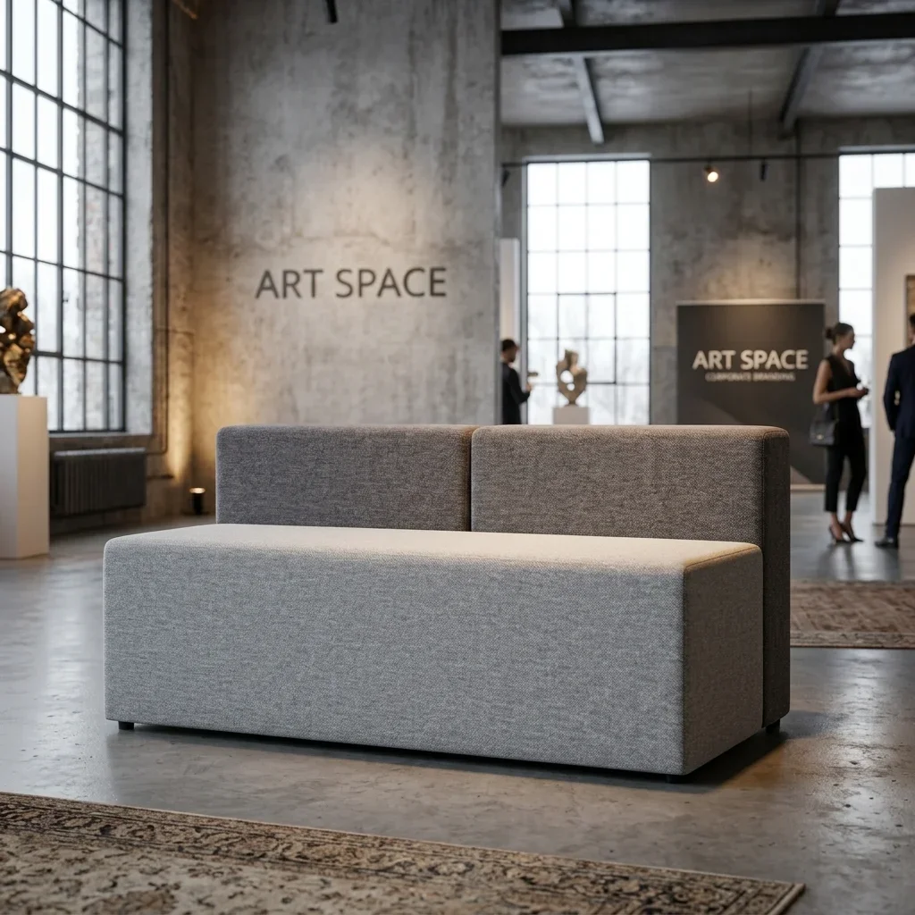 Аренда темно-серого дивана Block в Сочи — заказать в ART SPACE