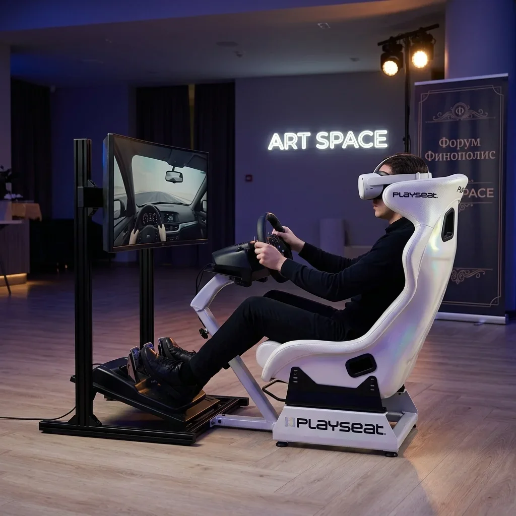 Аренда VR-автосимулятора в Сочи — ART SPACE для Финополис