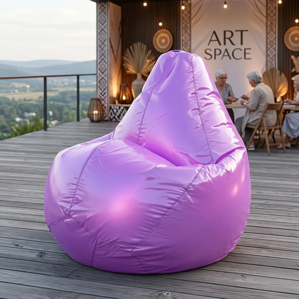 Аренда зеленого кресла-мешка в Сочи от ART SPACE