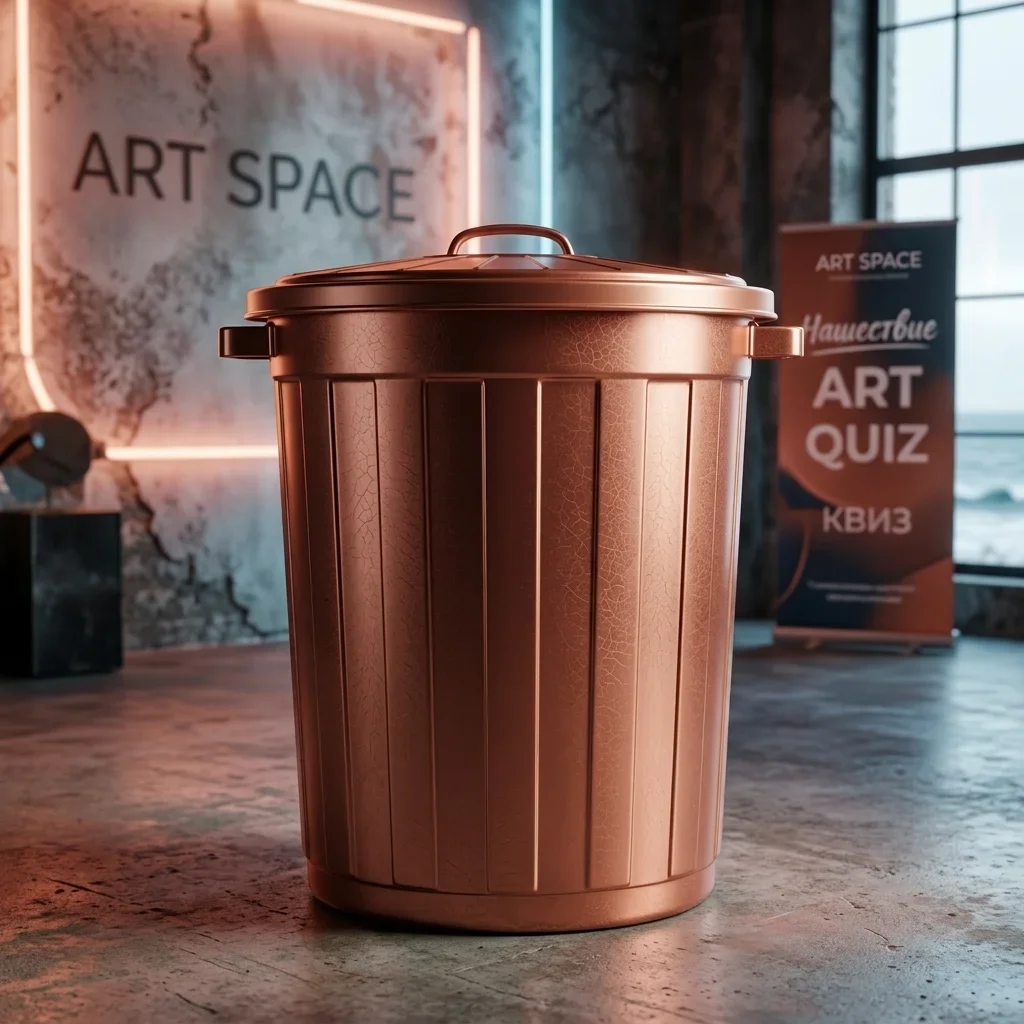 Аренда зеленого мусорного бака 70 л в Сочи в ART SPACE