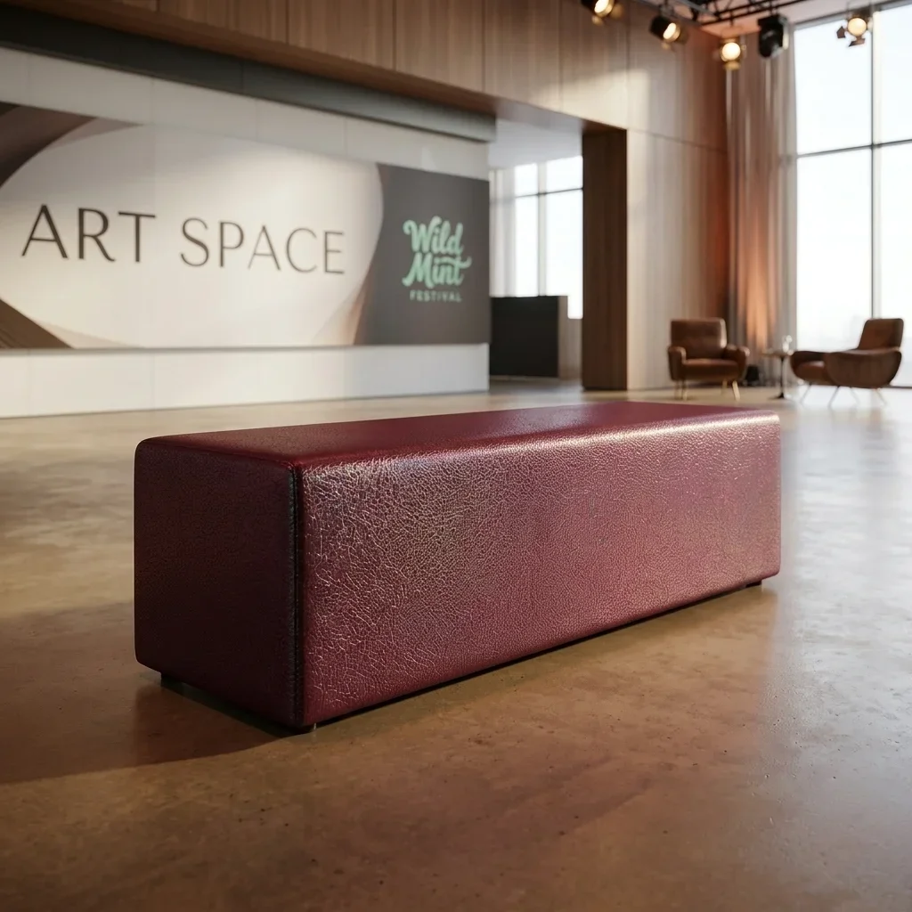 Аренда зеленой банкетки в Сочи — ART SPACE