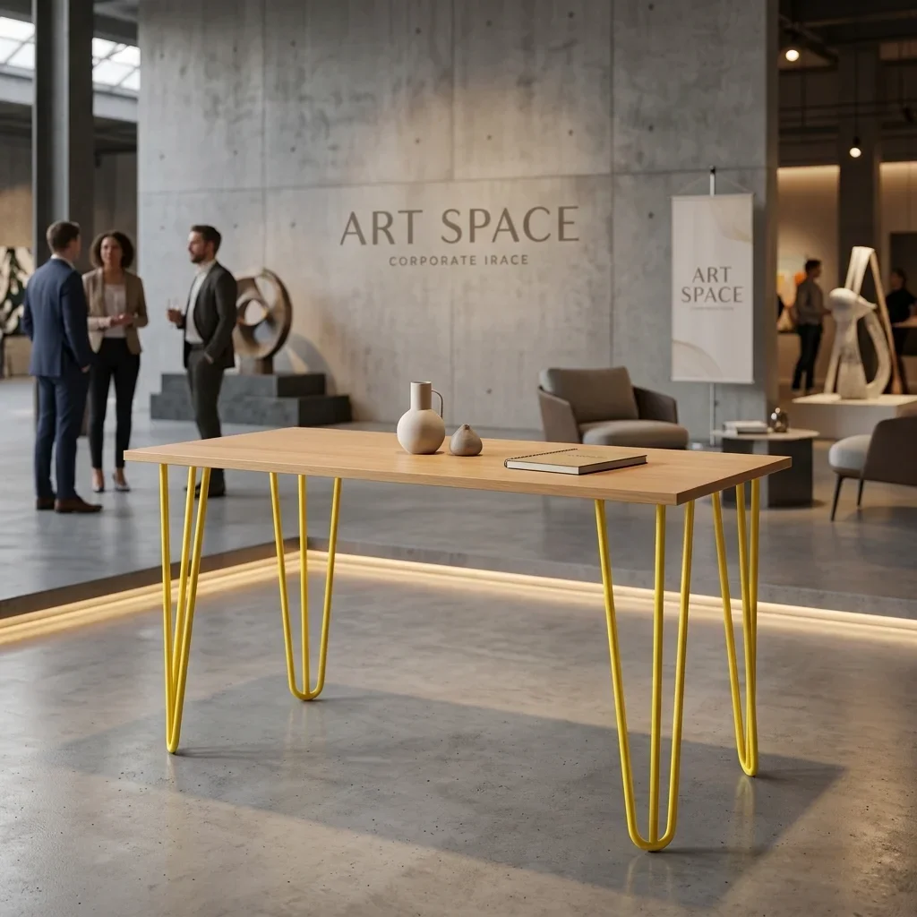 Аренда желтого банкетного стола Amsterdam Loft в Сочи