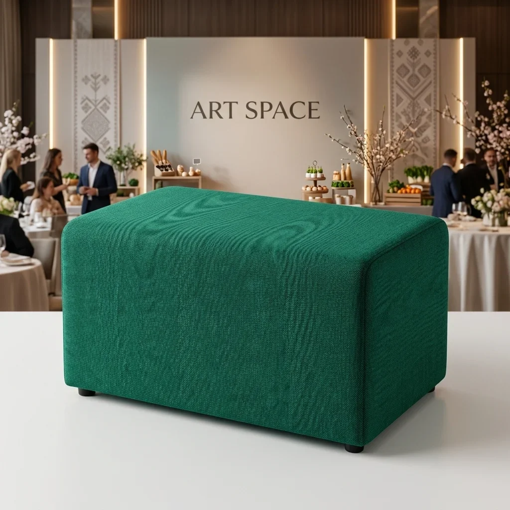 Аренда желтого пуфа Block в Сочи — ART SPACE