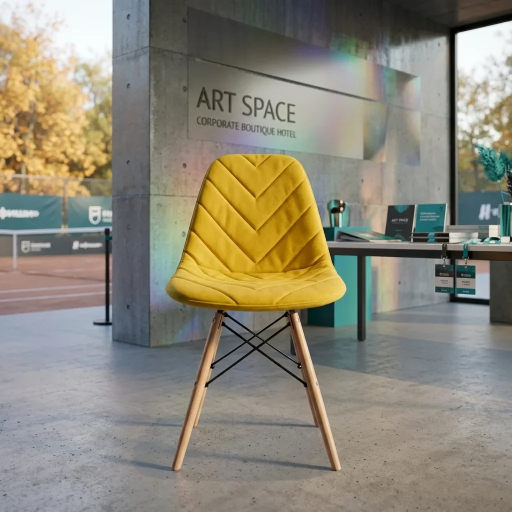 Аренда желтого стула Eames Soft в Сочи: заказать в ART SPACE