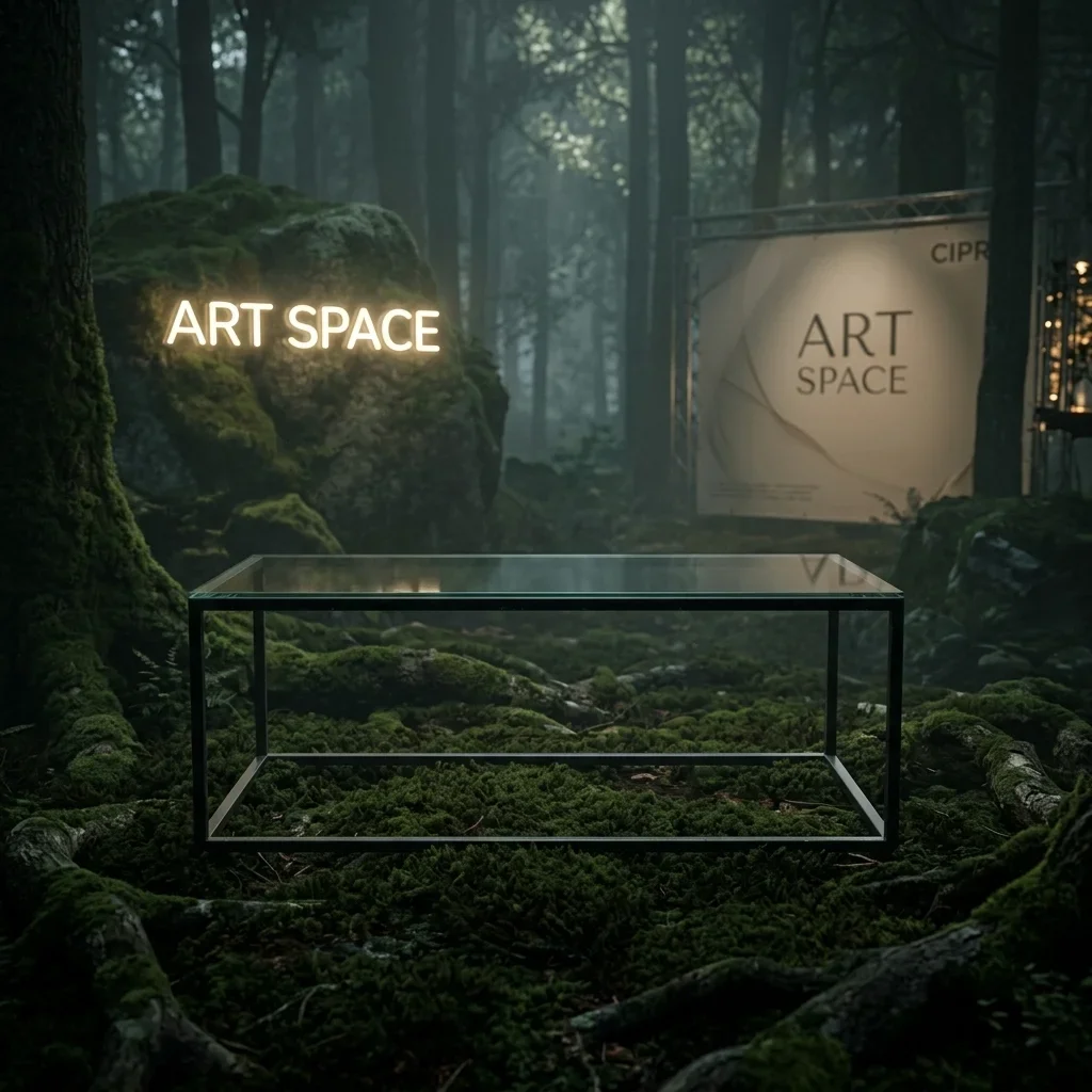 Аренда журнального стола Black Glass в Сочи — ART SPACE