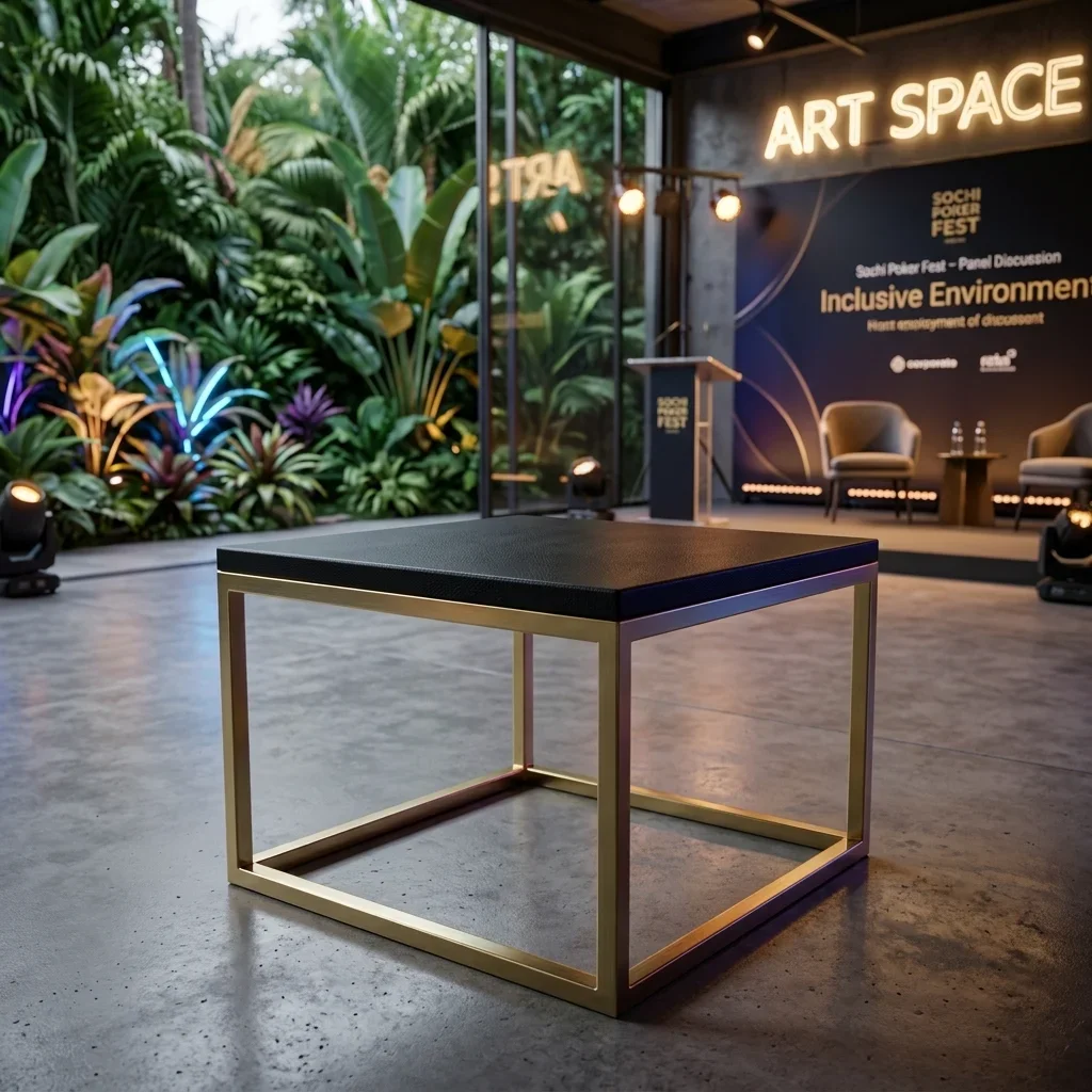 Аренда журнального стола Black Gold в Сочи — заказать в ART SPACE