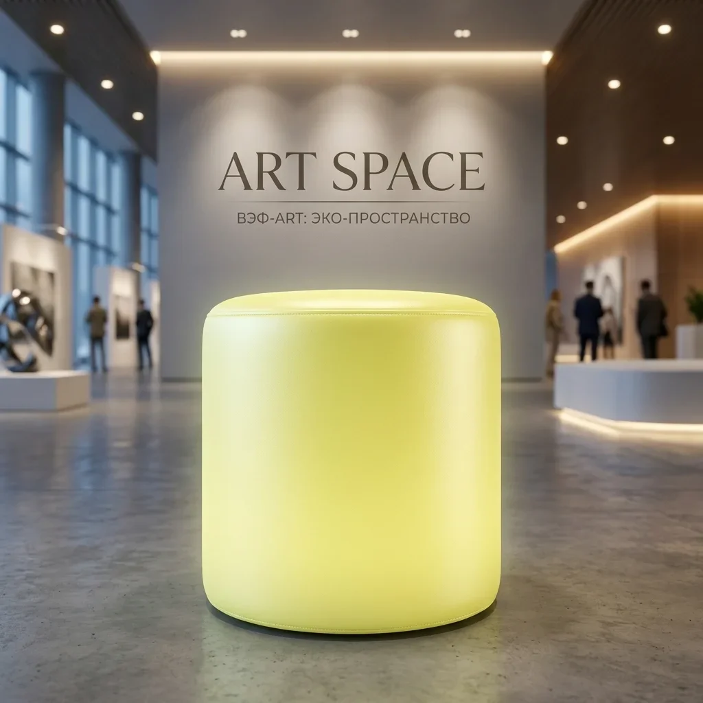 Аренда Белый пуф в Сочи ART SPACE