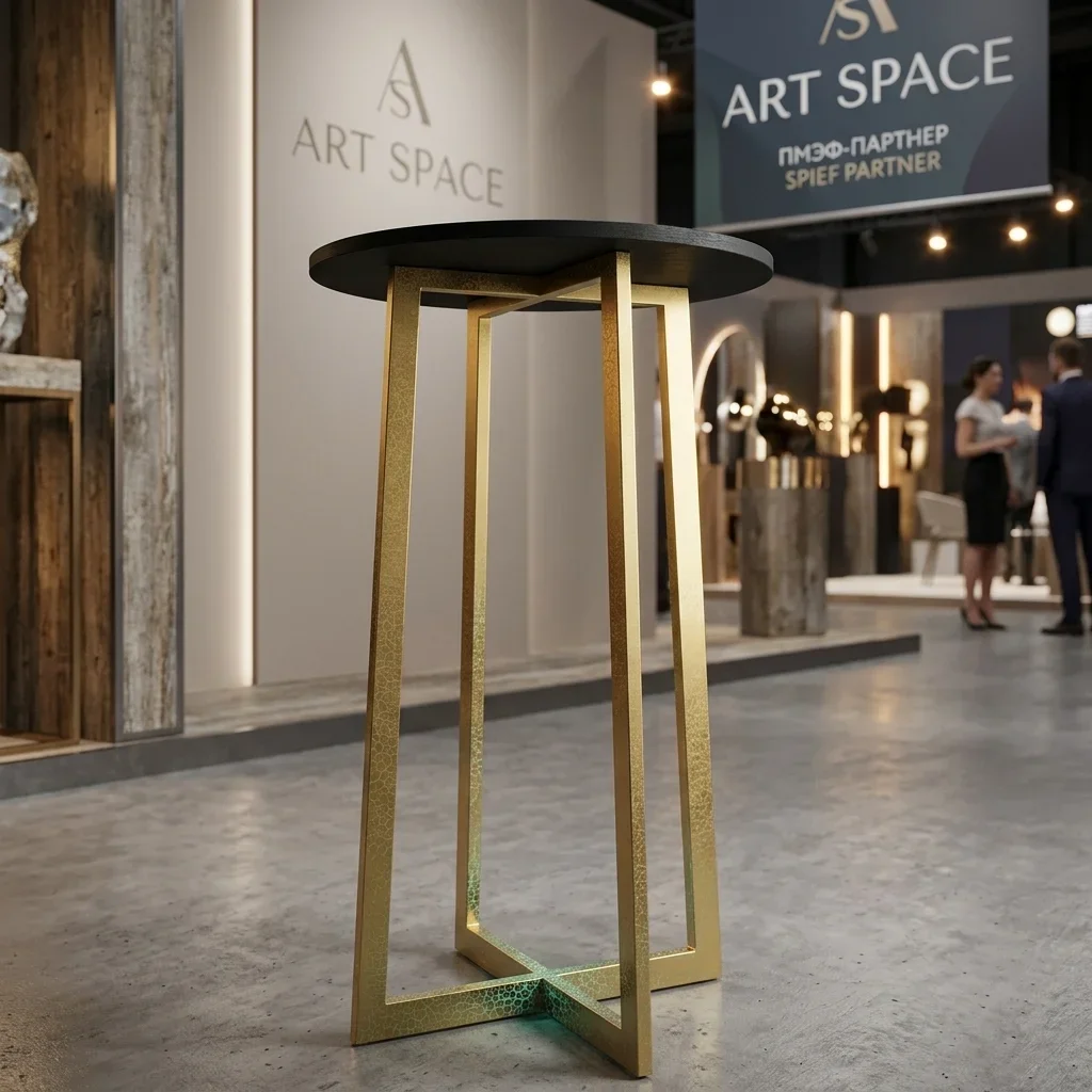 Аренда Черно-золотой барный стол Сочи в ART SPACE